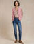 Veste sans manches, maille bouclette (rose blush)