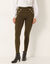 Legging effet pont, taille élastiquée (kaki)