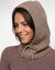 Cagoule en maille (beige)