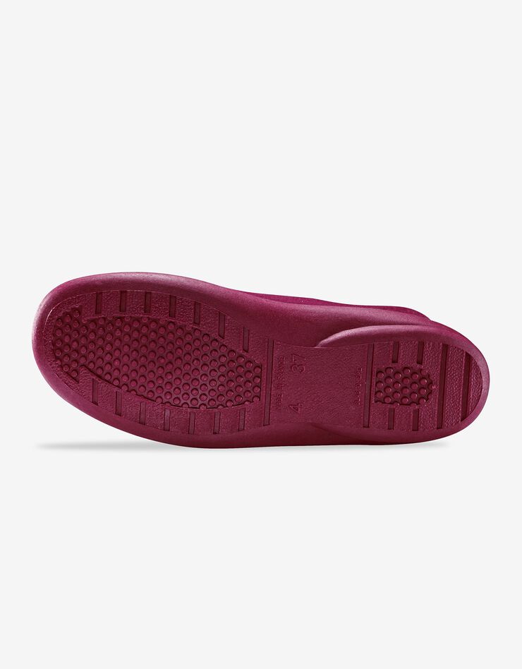 Ballerines unies - polaires élastiquées (prune) Ballerines unies - polaires élastiquées (prune)