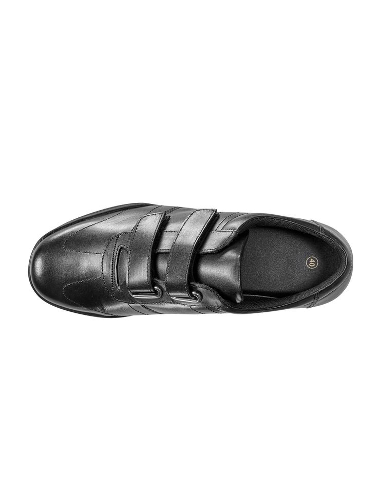 Derbies scratchées en cuir (noir) Derbies scratchées en cuir (noir)