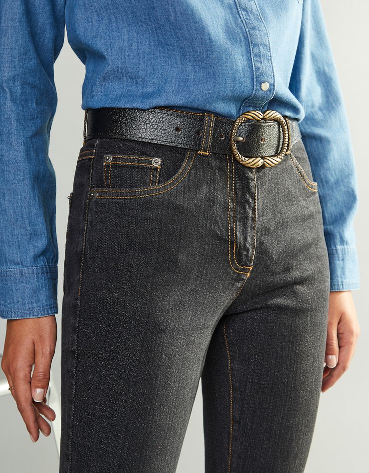 Jean coupe droite stretch - moyenne stature (black) Jean coupe droite stretch - moyenne stature (black)