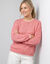 Pull col rond (corail / &eacute;cru)