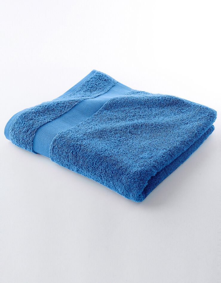 Éponge unie coton modal 500 g/m² (bleu marine)