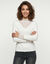 T-shirt manches longues dentelle (&eacute;cru)