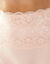 Culotte coton et dentelle taille super haute (poudre)