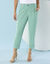 Pantalon 7/8ème fuselé, Spécial Petites (vert jade)