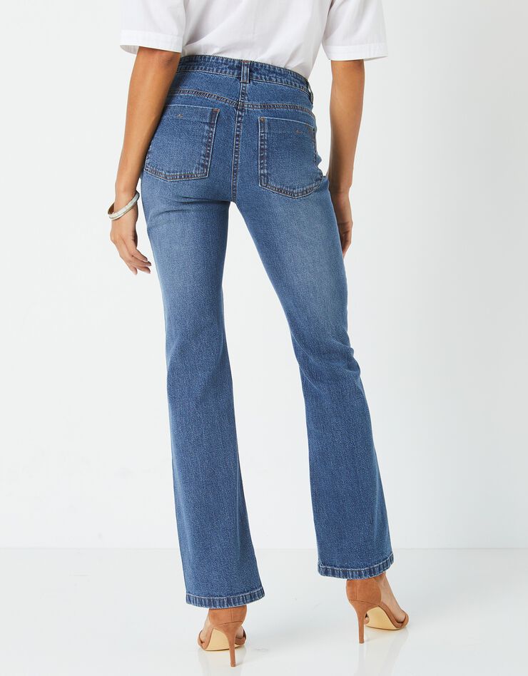 Jean bootcut coupe stretch, spécial petites (stone) Jean bootcut coupe stretch, spécial petites (stone)