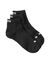 Chaussettes Quarter - lot de 3 paires (noir)