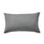 Housse de coussin unie bachette - lot de 2 (gris perle)