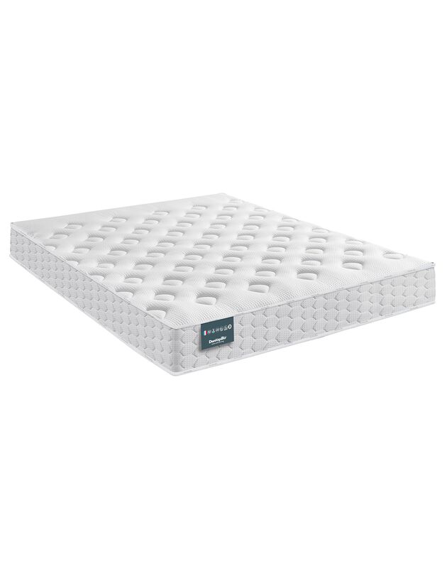 Matelas mousse Dunlopillo Aérial® haut. 21 cm, confort ferme (blanc)