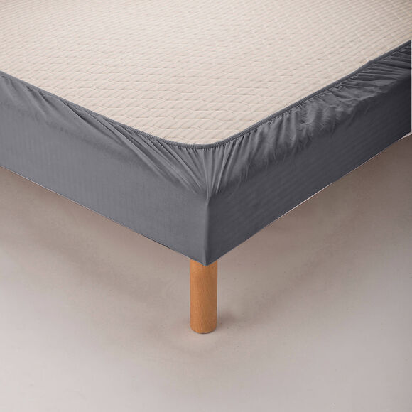 Bande cache-sommier tissu microfibre (anthracite)