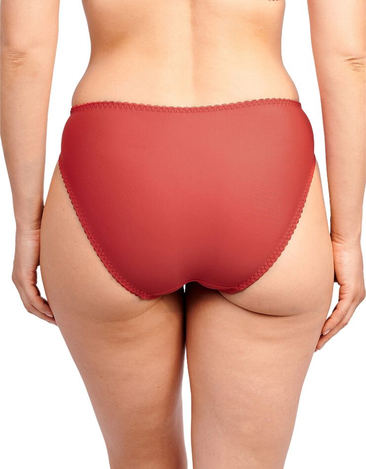 Slip dentelle unie Arum (rouge) Slip dentelle unie Arum (rouge)