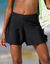 Short-jupette de bain boxer intégré Solaro (noir)