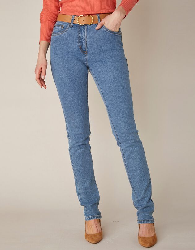 Jean droit stretch - petite stature (bleached)