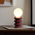 Lampe à poser LED à piles, en céramique  (terracotta)