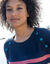 Pull marinière manches longues rayé (marine / multicolore)