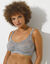 Soutien-gorge dentelle grand maintien, sans armatures (gris)