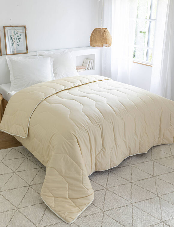 Couette duo-double isolation lama 2x200 g/m&sup2; (naturel)
