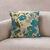 Coussin brod&eacute; multicolore Andr&eacute;a (&eacute;cru / bleu)