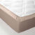 Drap-housse uni coton bonnet 32 cm (grège)