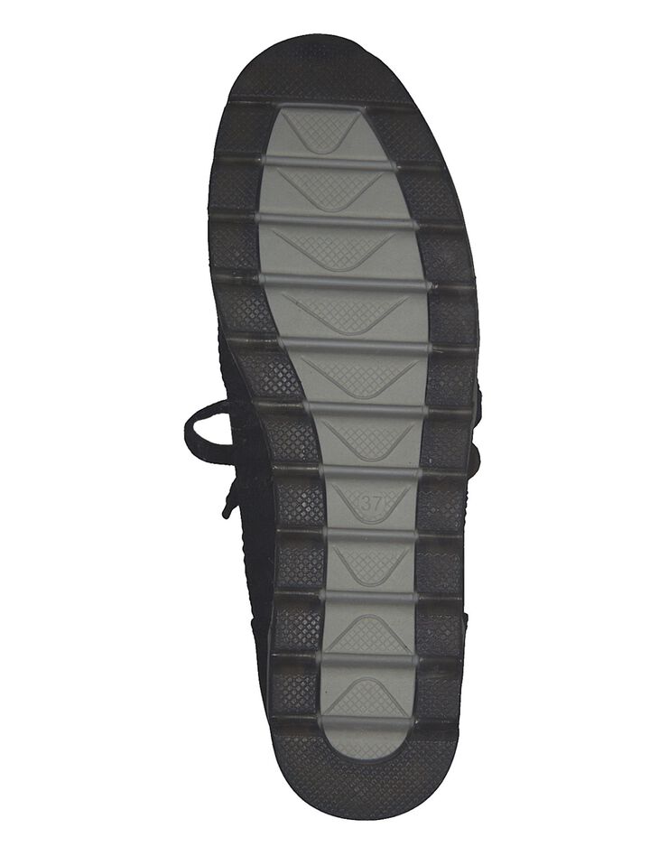 Baskets sneakers noir - largeur confort (noir)