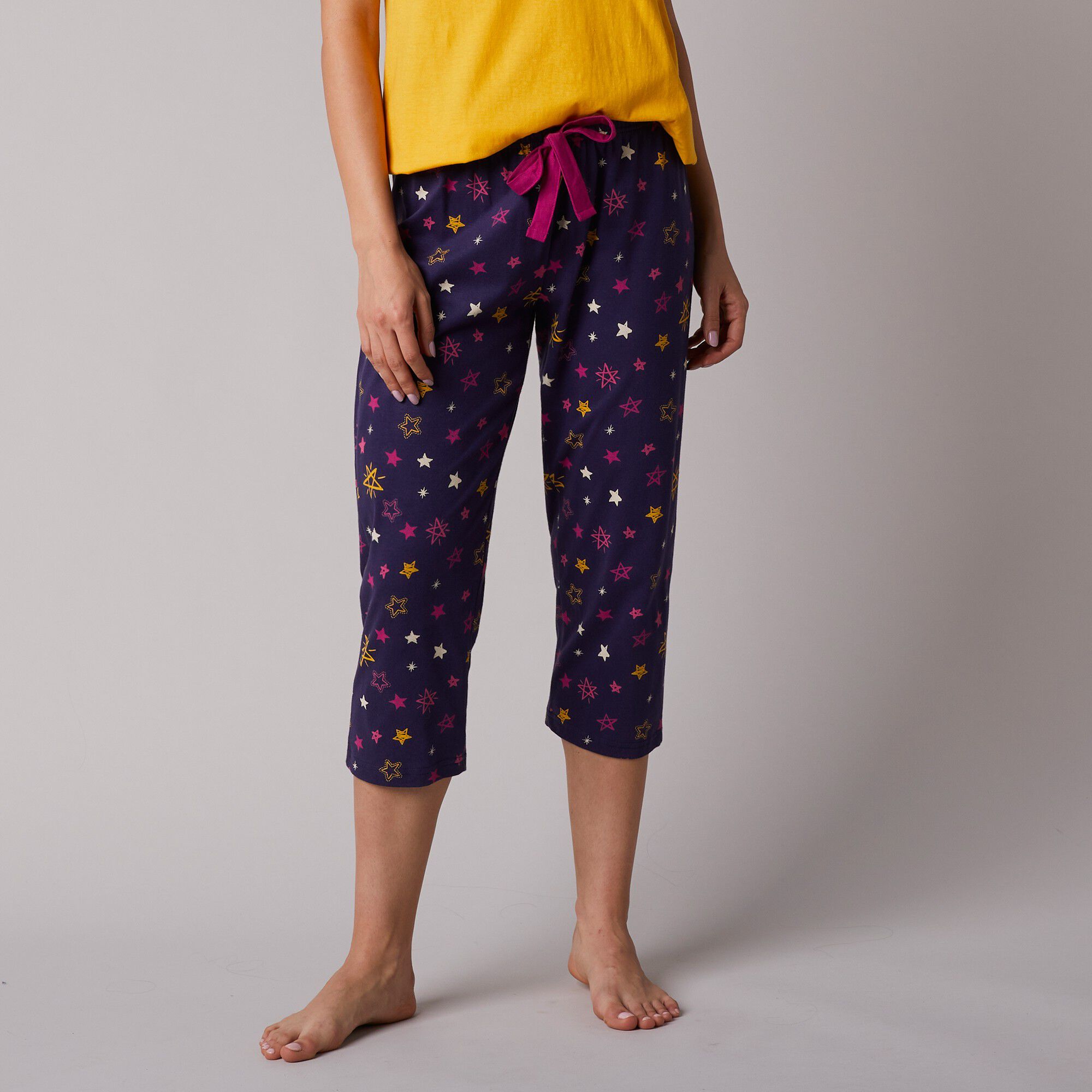 BLANCHO BEDDING Pantalons de Pyjama en Vrac en Coton à Fleurs pour Femmes Bas 