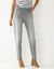 Jean stretch coupe mom confort, taille élastiquée (gris)