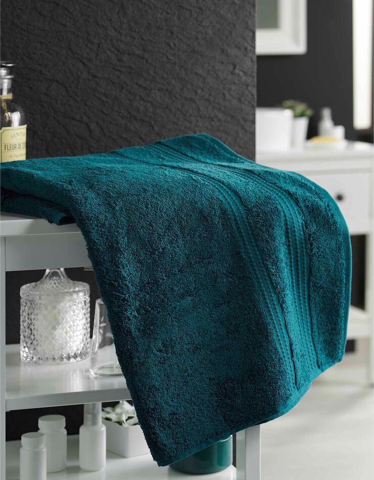 Éponge coton - haute qualité 600g/m2 (bleu paon) Éponge coton - haute qualité 600g/m2 (bleu paon)