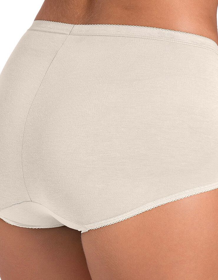 Culotte maxi Basic - lot de 3 (nacré)