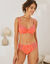 Culotte maxi coton dentelle imprimée fleurs Coria - lot de 2 (corail)