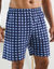 Short pyjama coton carreaux (bleu / marine)