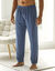 Pantalon pyjama coton carreaux (bleu / marine)