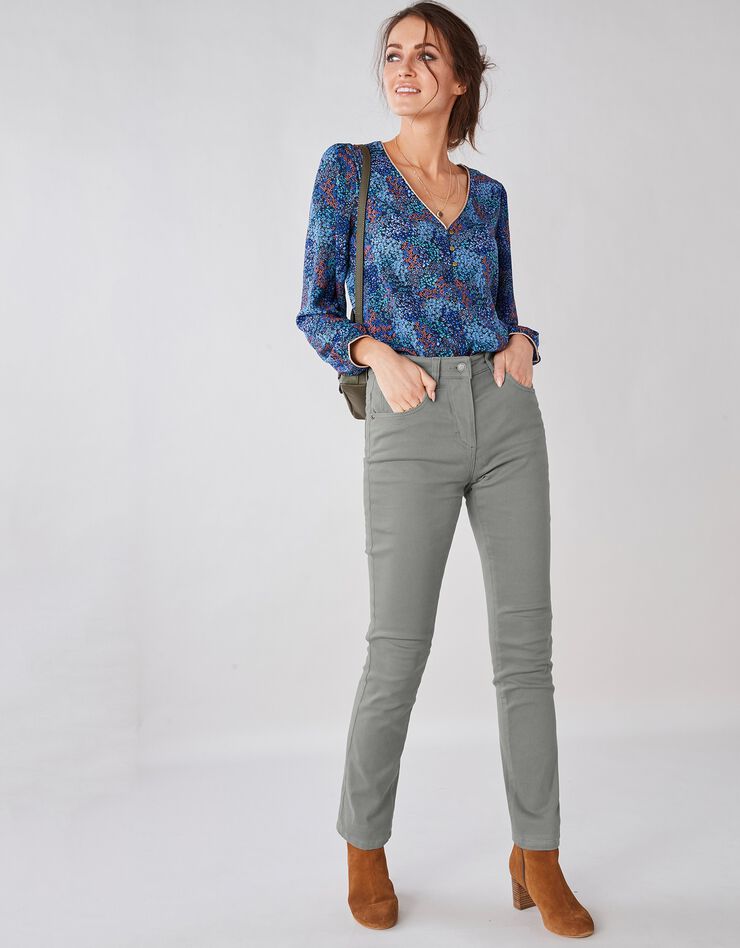 Pantalon sculptant coupe 5 poches (bronze) Pantalon sculptant coupe 5 poches (bronze)