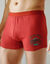 Boxer coton impression placé - lot de 2 (rouille)