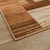 Tapis d&eacute;coratif motif patchwork (taupe)