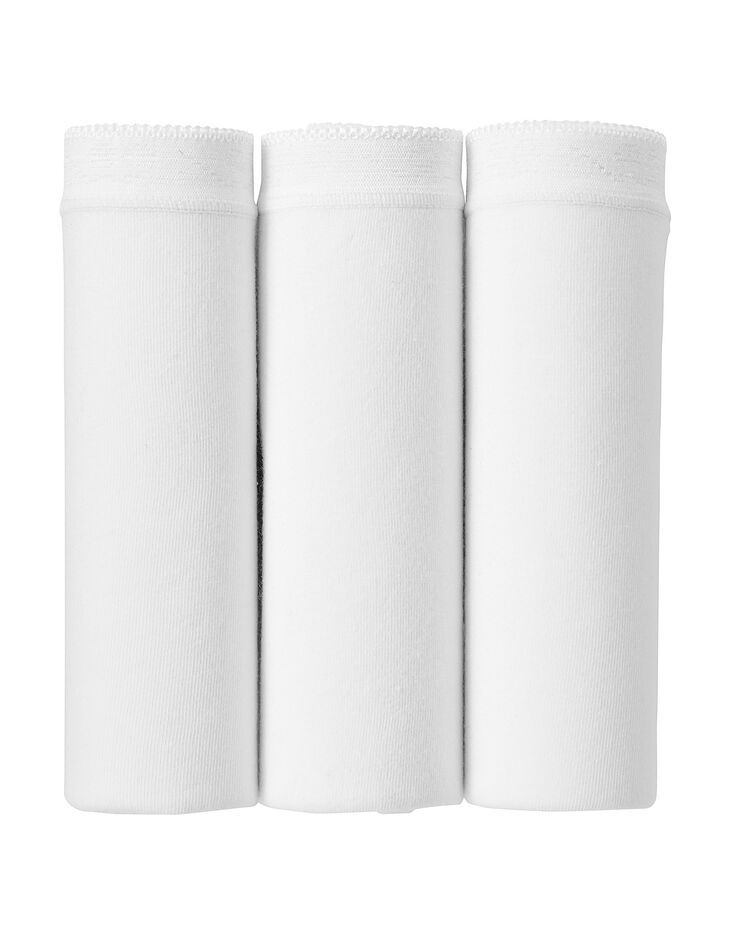 Culotte maxi basique - lot de 3 (3 blancs) Culotte maxi basique - lot de 3 (3 blancs)