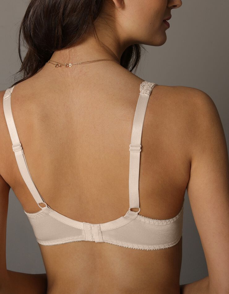 Soutien-gorge maille satinée et dentelle Salford avec armatures - lot de 2 (coq + grenat) Soutien-gorge maille satinée et dentelle Salford avec armatures - lot de 2 (coq + grenat)