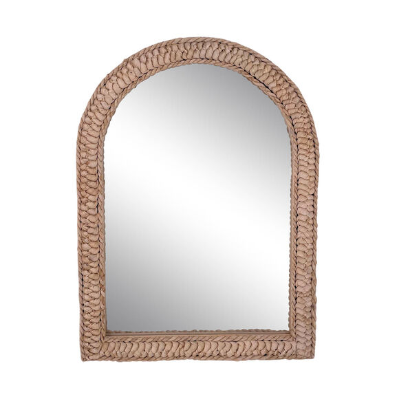 Miroir forme arche - cadre en corde (naturel)