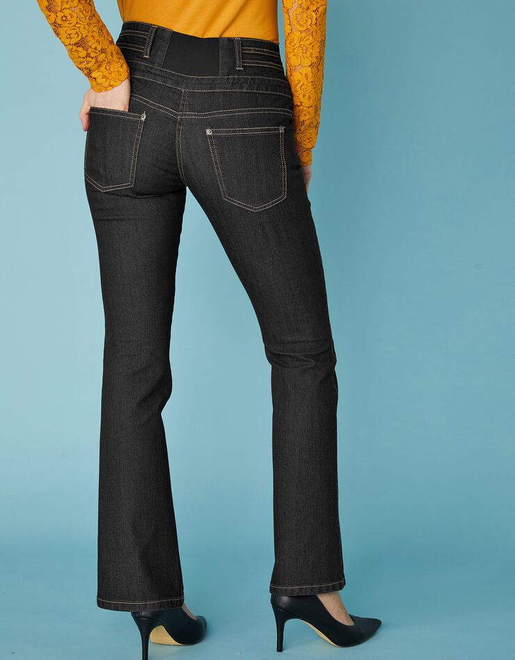 Jean coupe boocut taille haute - entrej. 75 cm (black) Jean coupe boocut taille haute - entrej. 75 cm (black)
