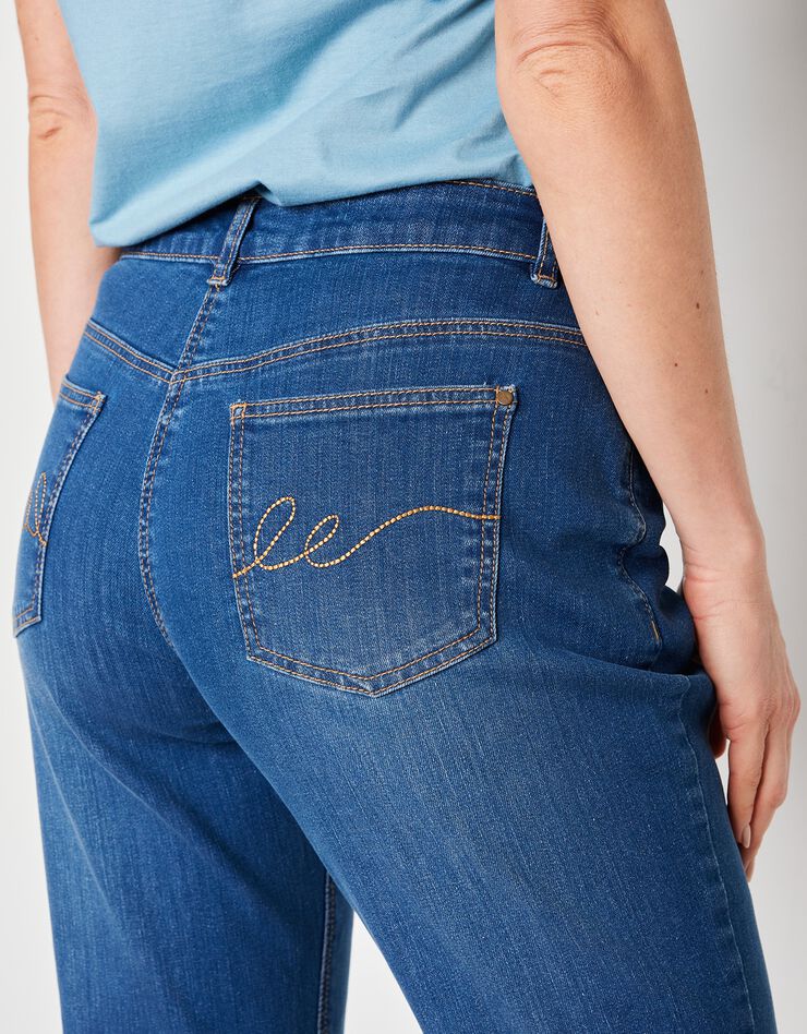 Jean stretch coupe mom (stone) Jean stretch coupe mom (stone)