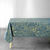 Nappe motif feuillage doré (émeraude / doré)
