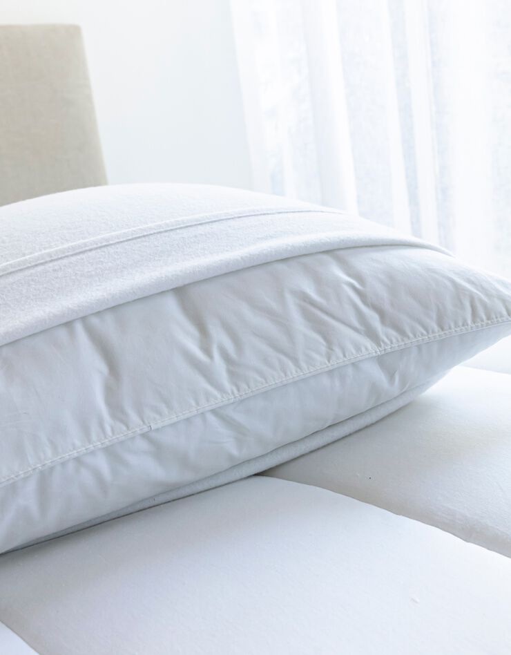 Sous-taie molleton absorbant - lot de 2 (blanc)