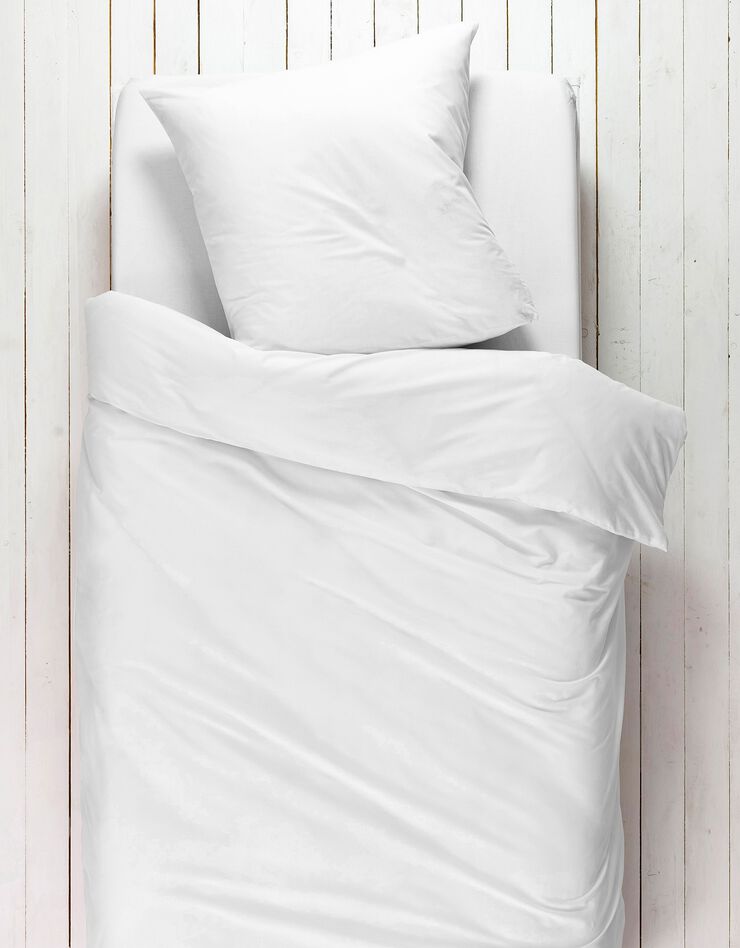 Linge de lit enfant - coton uni (blanc)