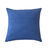 Coussin imprim&eacute; coquillages (bleu / beige)