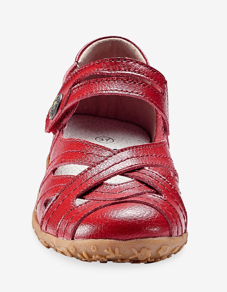 Babies confort en cuir ultra-souple - rouge (rouge) Babies confort en cuir ultra-souple - rouge (rouge)