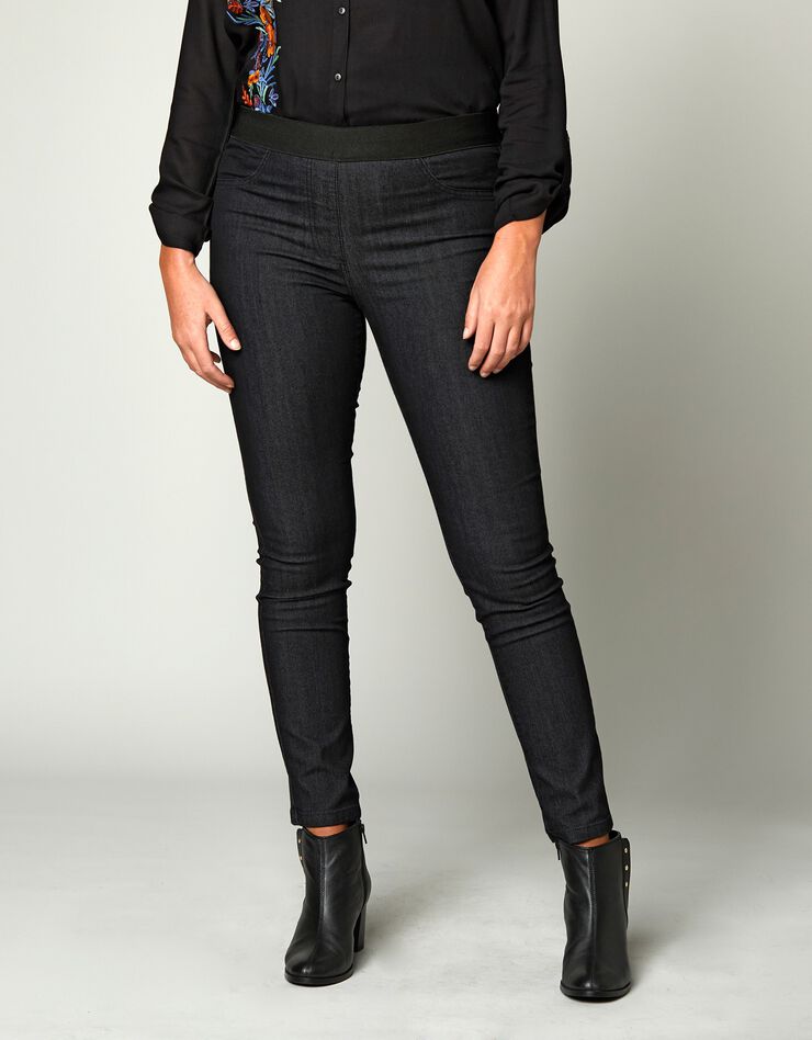 Jegging denim taille élastiquée - grande stature (black) Jegging denim taille élastiquée - grande stature (black)