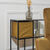 Cube de rangement pliable, velours (moutarde)