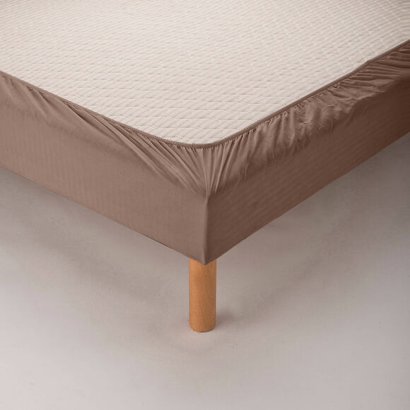 Bande cache-sommier tissu microfibre (taupe)