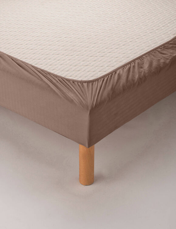 Bande cache-sommier tissu microfibre (taupe)